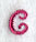 Fancy Flourish Lower Case c - 4 Inch