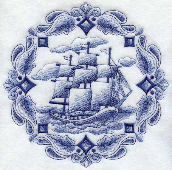 Delft Blue Tall Ship
