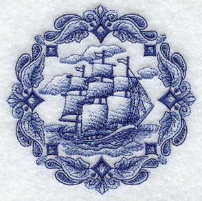 Delft Blue Tall Ship