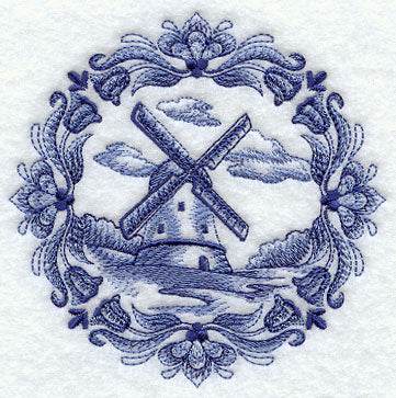 Delft Blue Windmill