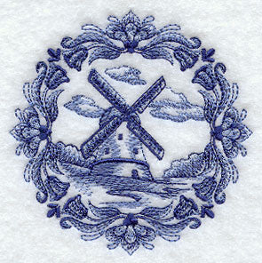 Delft Blue Windmill
