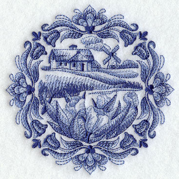 Delft Blue Country Cottage