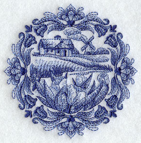Delft Blue Country Cottage