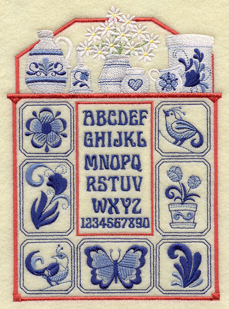 Delft Blue Sampler