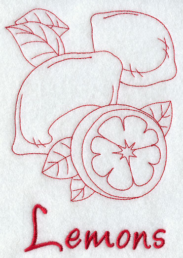 Lemons (Redwork)