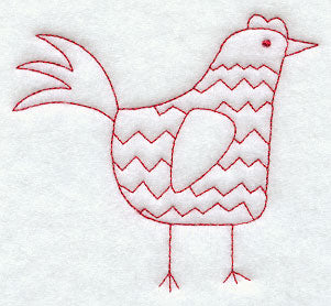 Country Chicken (Redwork)