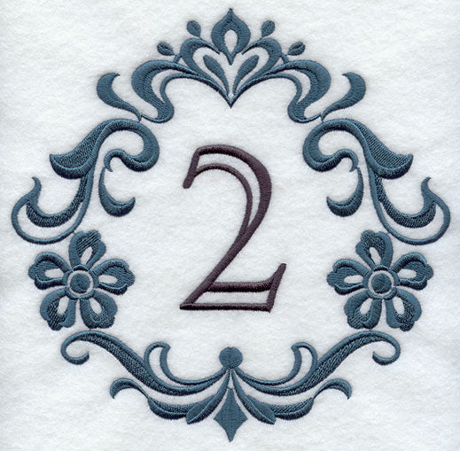 Damask Number 2 - 7 Inch