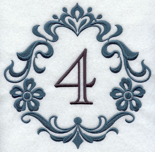 Damask Number 4 - 7 Inch