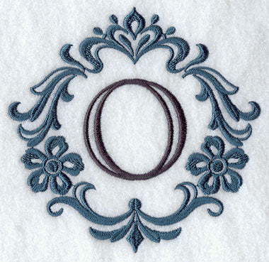 Damask Letter O - 7 Inch