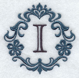 Damask Letter I - 7 Inch