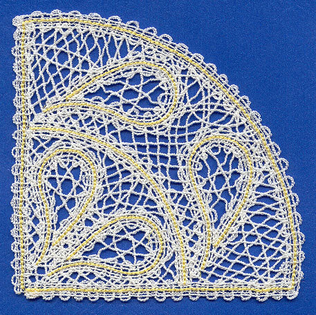 Paisley Corner (Battenburg Lace)