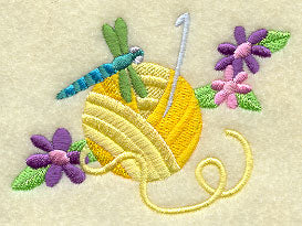 Crochet Needle and Yarn