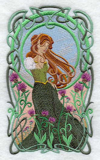 Art Nouveau Celtic Beauty