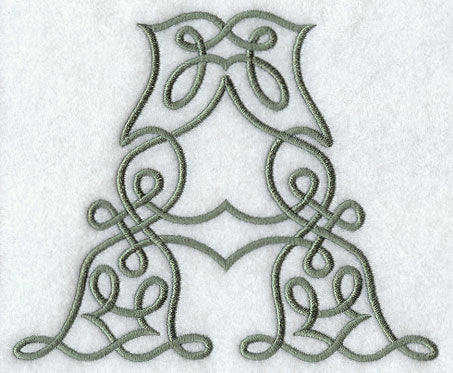 Celtic Knotwork Letter A - 5 Inch