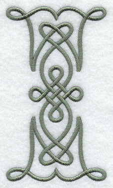 Celtic Knotwork Letter I - 5 Inch