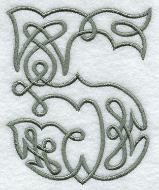 Celtic Knotwork Number 5 - 5 Inch