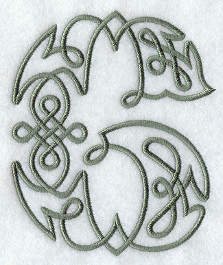Celtic Knotwork Number 6 - 5 Inch