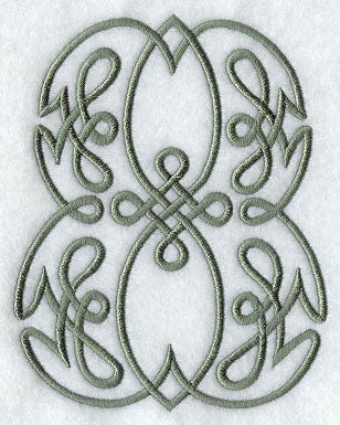Celtic Knotwork Number 8 - 5 Inch