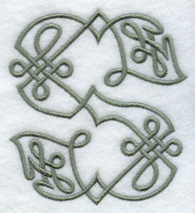 Celtic Knotwork Letter S - 5 Inch