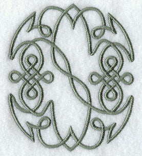 Celtic Knotwork Number 0 - 5 Inch