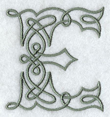 Celtic Knotwork Letter E - 5 Inch