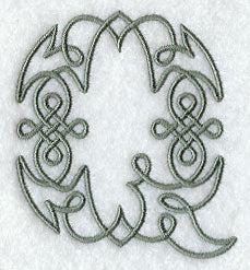 Celtic Knotwork Letter Q - 5 Inch