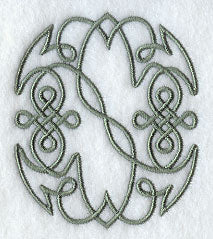 Celtic Knotwork Number 0 - 5 Inch