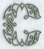 Celtic Knotwork Letter C - 5 Inch