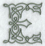 Celtic Knotwork Letter E - 5 Inch