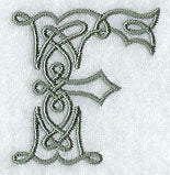 Celtic Knotwork Letter F - 5 Inch