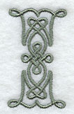 Celtic Knotwork Letter I - 5 Inch
