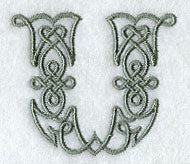 Celtic Knotwork Letter U - 5 Inch