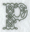 Celtic Knotwork Letter P - 5 Inch