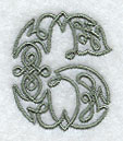 Celtic Knotwork Number 6 - 5 Inch