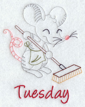 Spring Cleaning Mouse on Tuesday