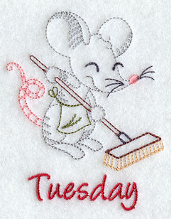 Spring Cleaning Mouse on Tuesday