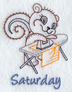 Spring Cleaning Squirrel on Saturday