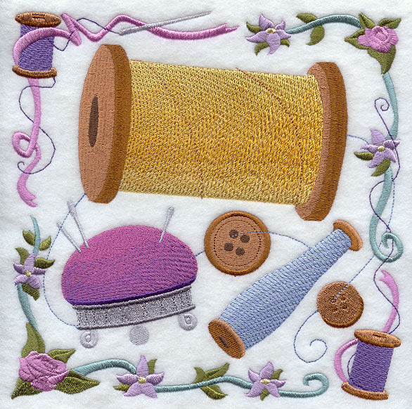 Thread and Needle Collage