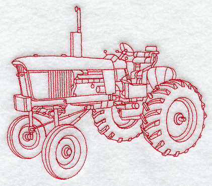 Tractor II (Redwork)