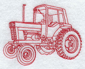 Tractor III (Redwork)
