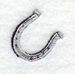 Western II Collar Tip - Horseshoe (Mirror)