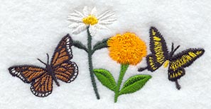 Butterflies & Flowers