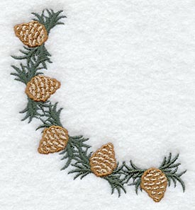 Wildlife Corner (Pine Cones) - Curved
