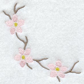 Cherry Blossom Corner - Curved