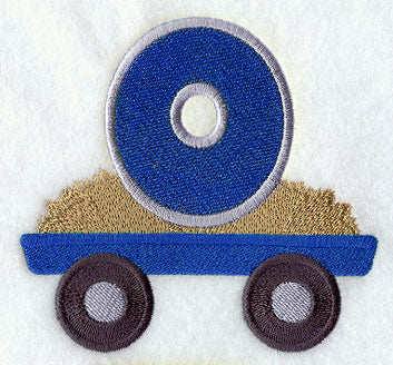 Tractor Letter O - 4 1/4 Inch