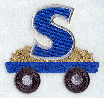 Tractor Letter S - 4 1/4 Inch