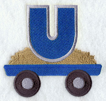 Tractor Letter U - 4 1/4 Inch
