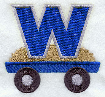 Tractor Letter W - 4 1/4 Inch