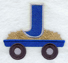 Tractor Letter J - 4 1/4 Inch