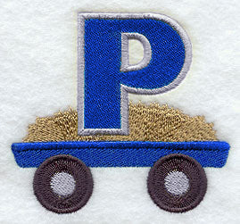 Tractor Letter P - 4 1/4 Inch